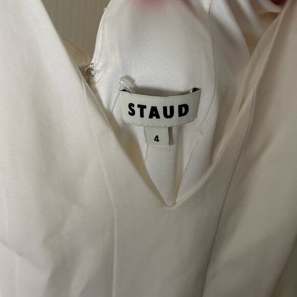 Staud Marieta Dress Ivory 4 - Picture 11 of 12